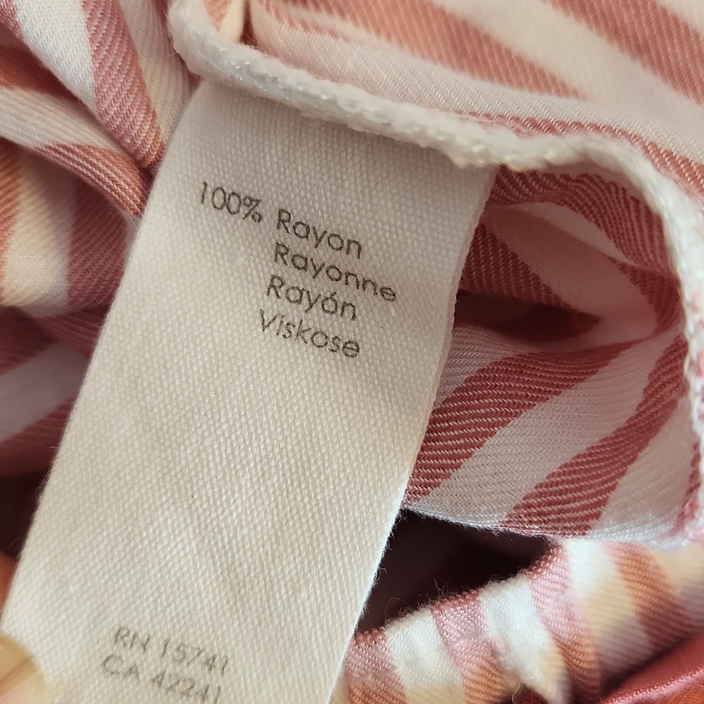 P.J.SALVAGE Pajama Shorts Red/White Stripe, size L - Picture 4 of 7